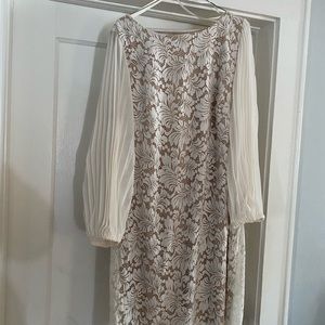 Long sleeve lace mini dress Jessica Howard